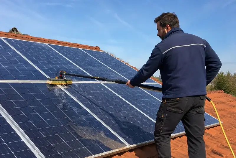 Nettoyage et entretien de panneaux solaires à Tallud-Sainte-Gemme